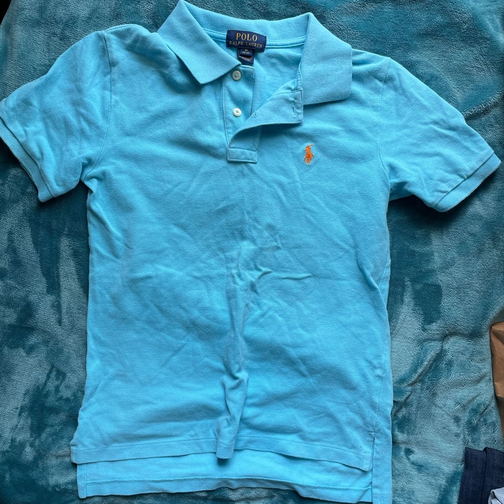 Boys Light blue Ralph Lauren polo shirt